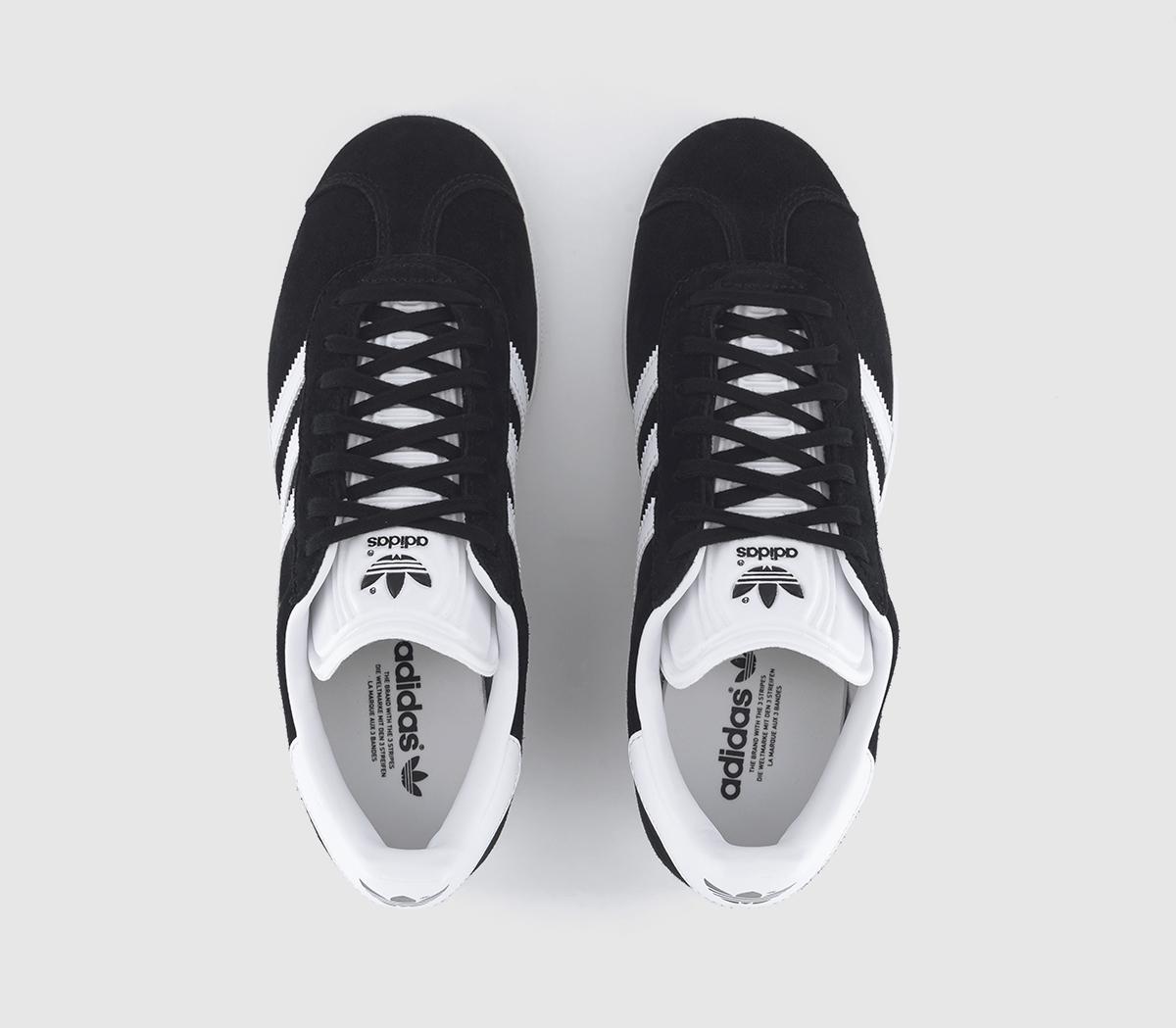 adidas Gazelle Trainers Core Black White - His trainers