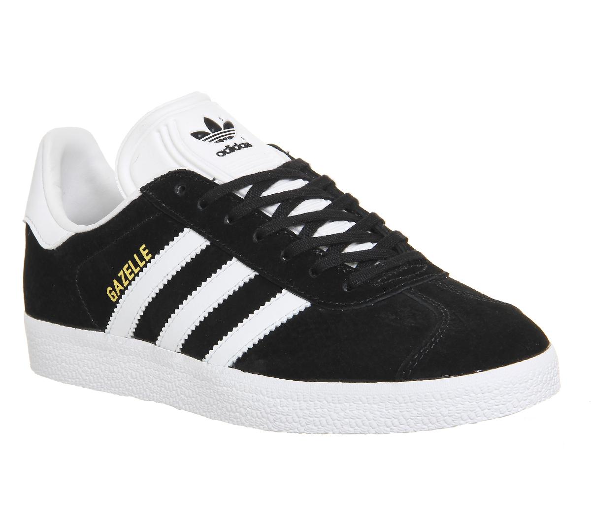 adidas Gazelle Core Black White - His trainers