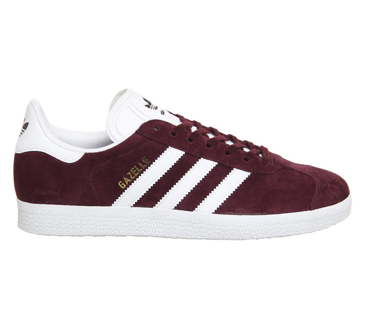 adidas gazelle burgundy