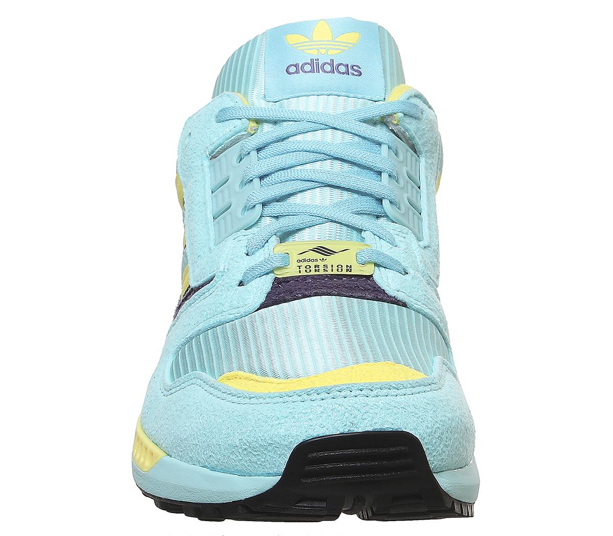 adidas originals zx8000 sneaker clear aqua light aqua shock yellow