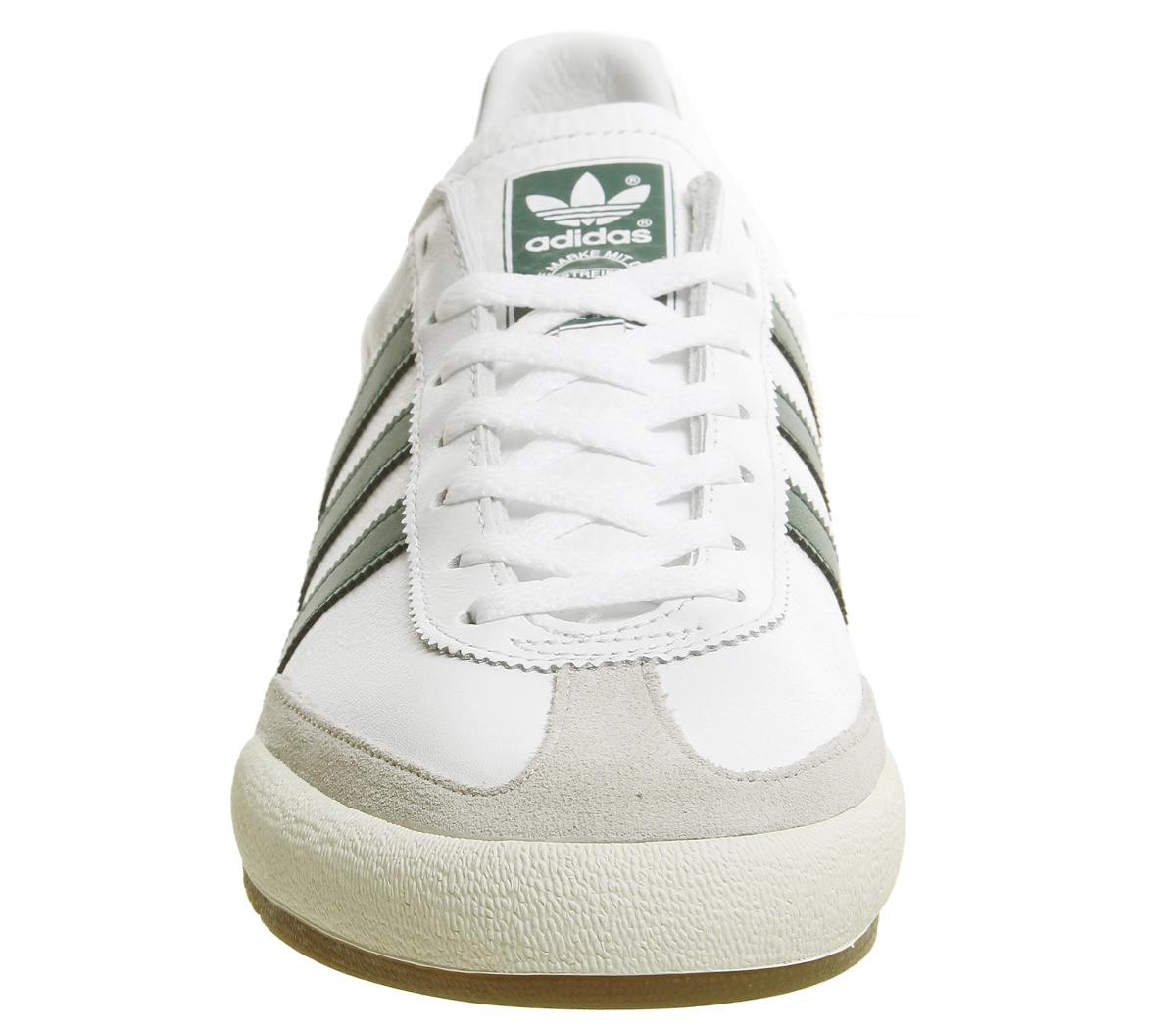 adidas jeans trainers white and green