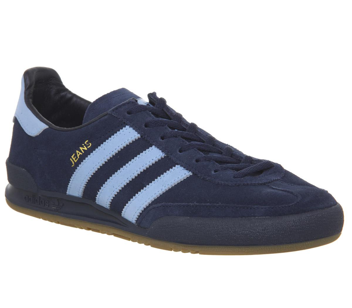 adidas jean trainers blue