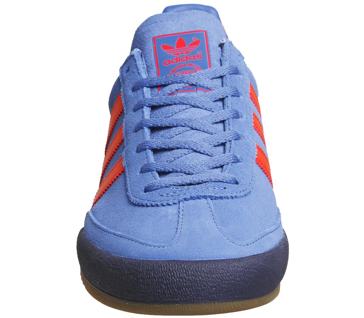 adidas Jeans Trainers Trace Royal Red 
