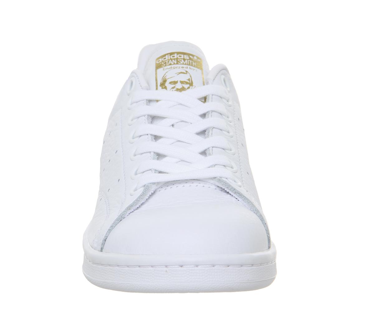 adidas stan smith trainers white real lilac raw gold f