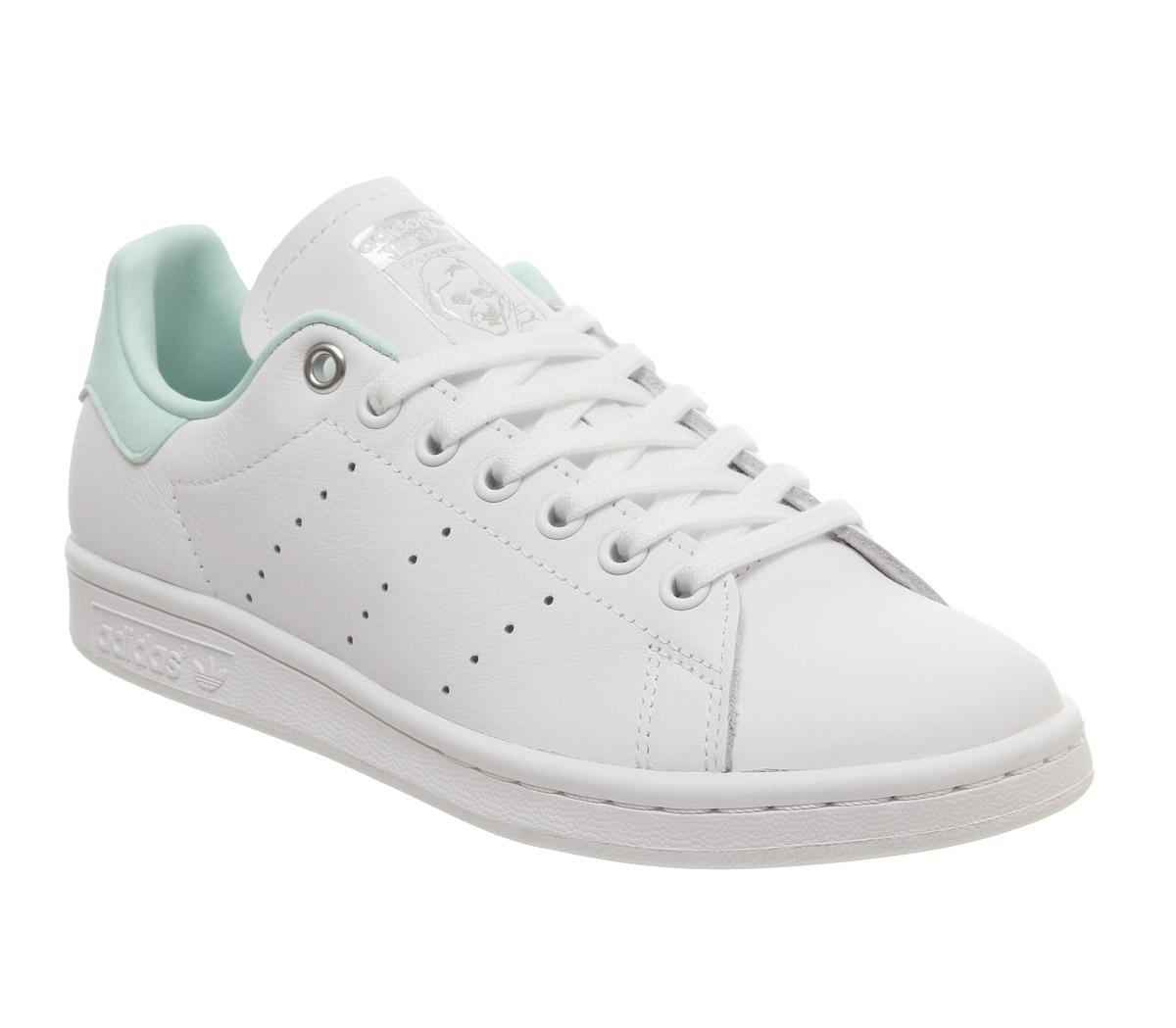 adidas Stan Smith Trainers White Silver 