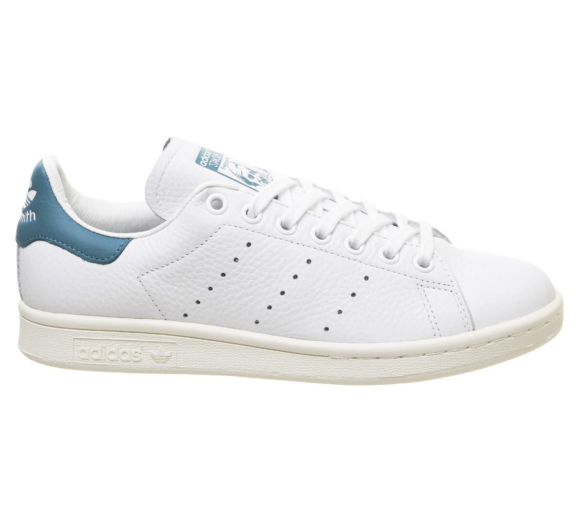 adidas Stan Smith White Active Teal Off 
