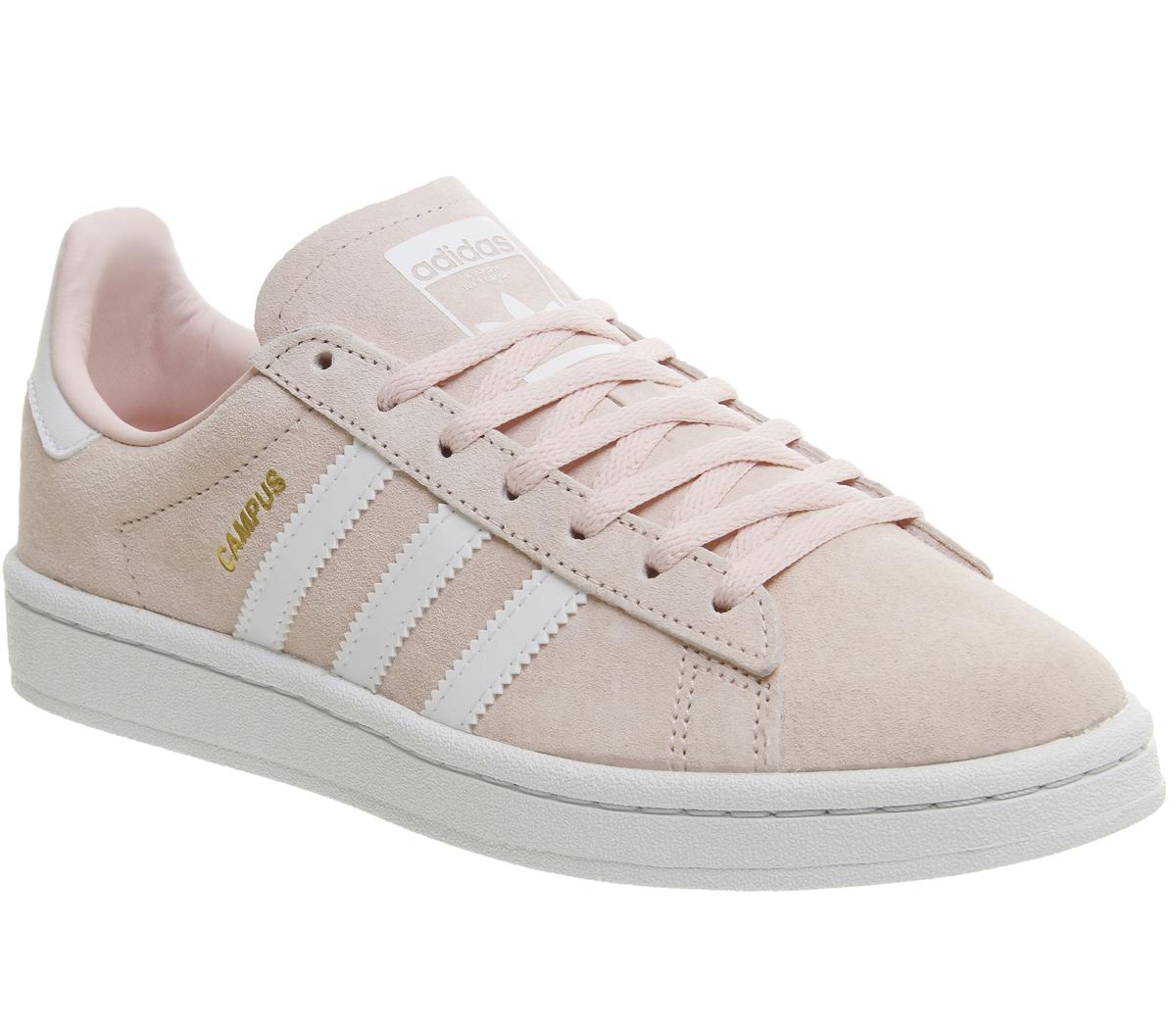 adidas Campus Trainers Icey Pink White 