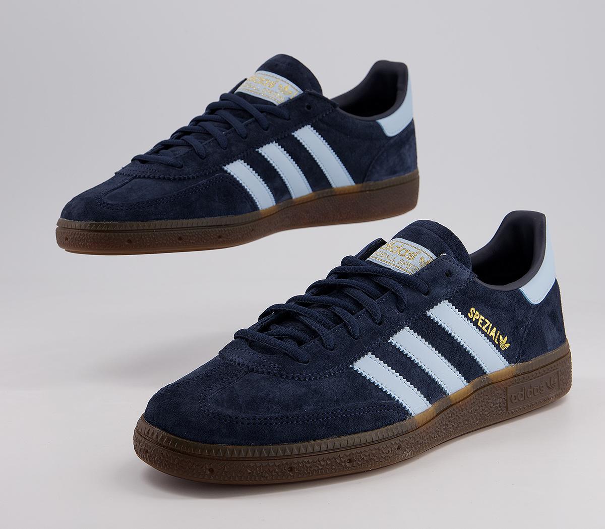 adidas Handball Spezial Trainers Collegiate Navy Clear Sky Gum - His ...