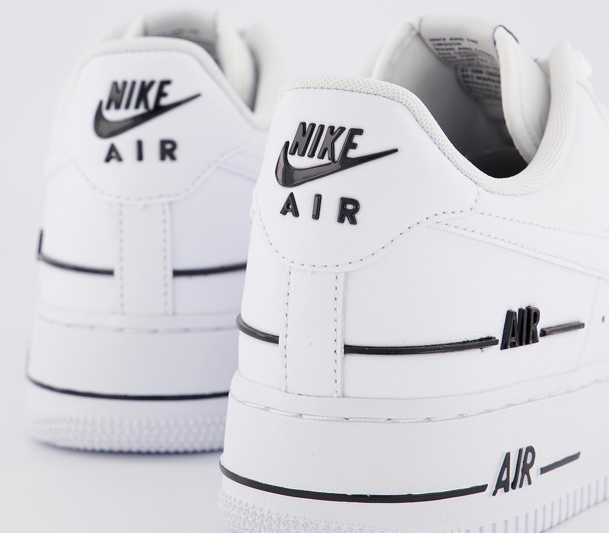 Nike Air Force 1 Lv8 Trainers White White Black - His trainers