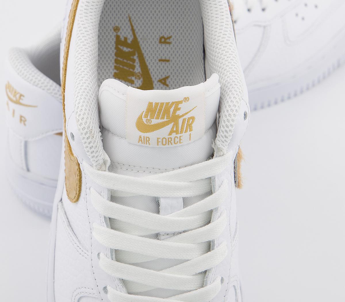 nike air force 1 lv8 white club gold