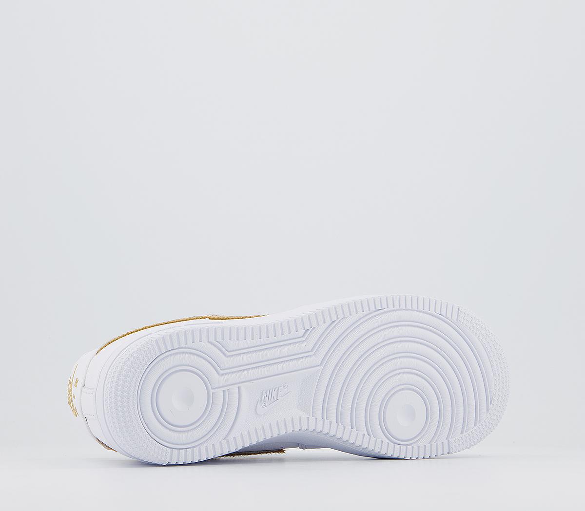 nike air force 1 lv8 white club gold