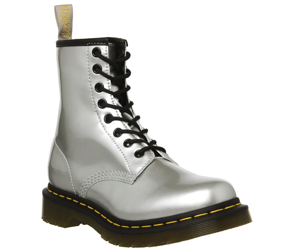 vegan 1460 metallic ankle boots