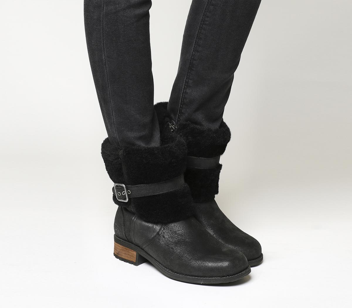 ugg leather shearling boots