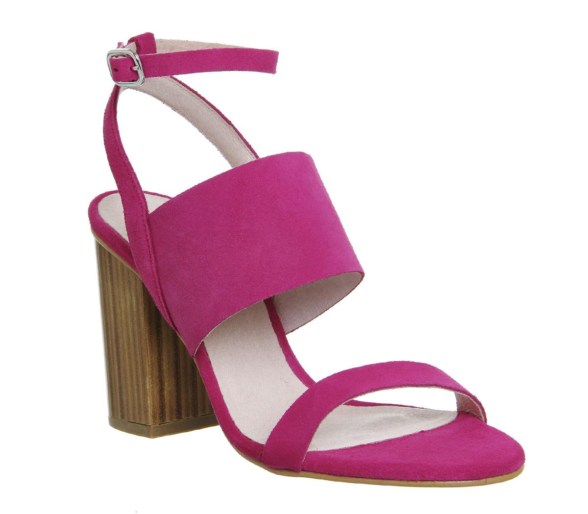 office pink sandals