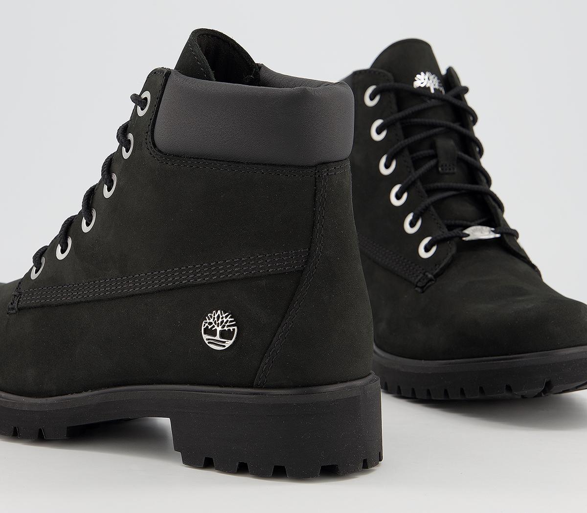 timberland slim premium 6 inch boots jet black