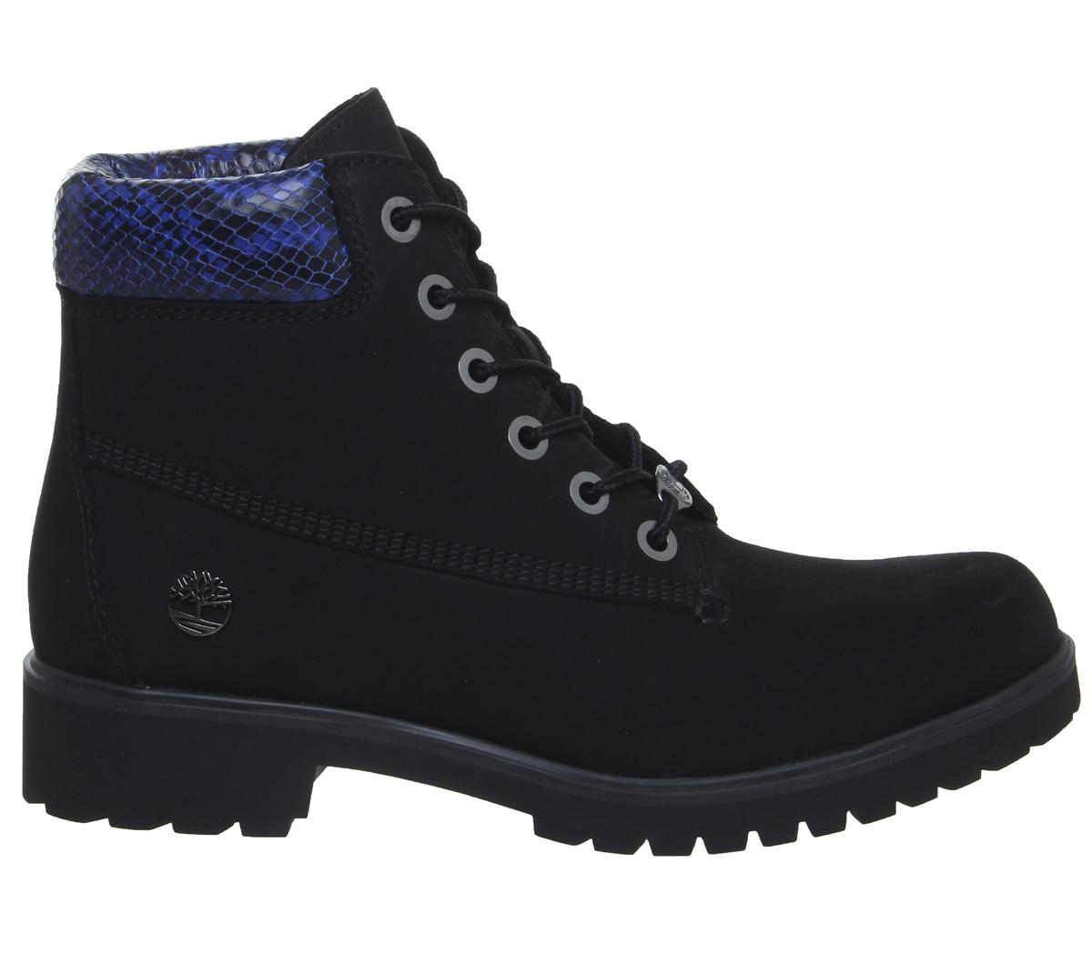 slim premium 6 inch boots black rose gold