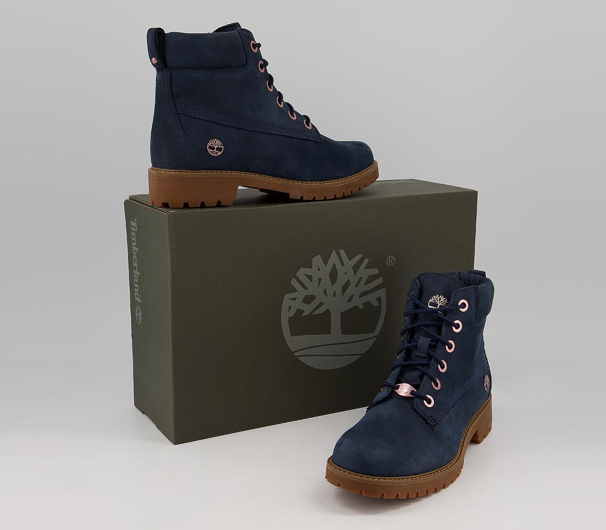 timberland slim 6 inch premium boots black nubuck