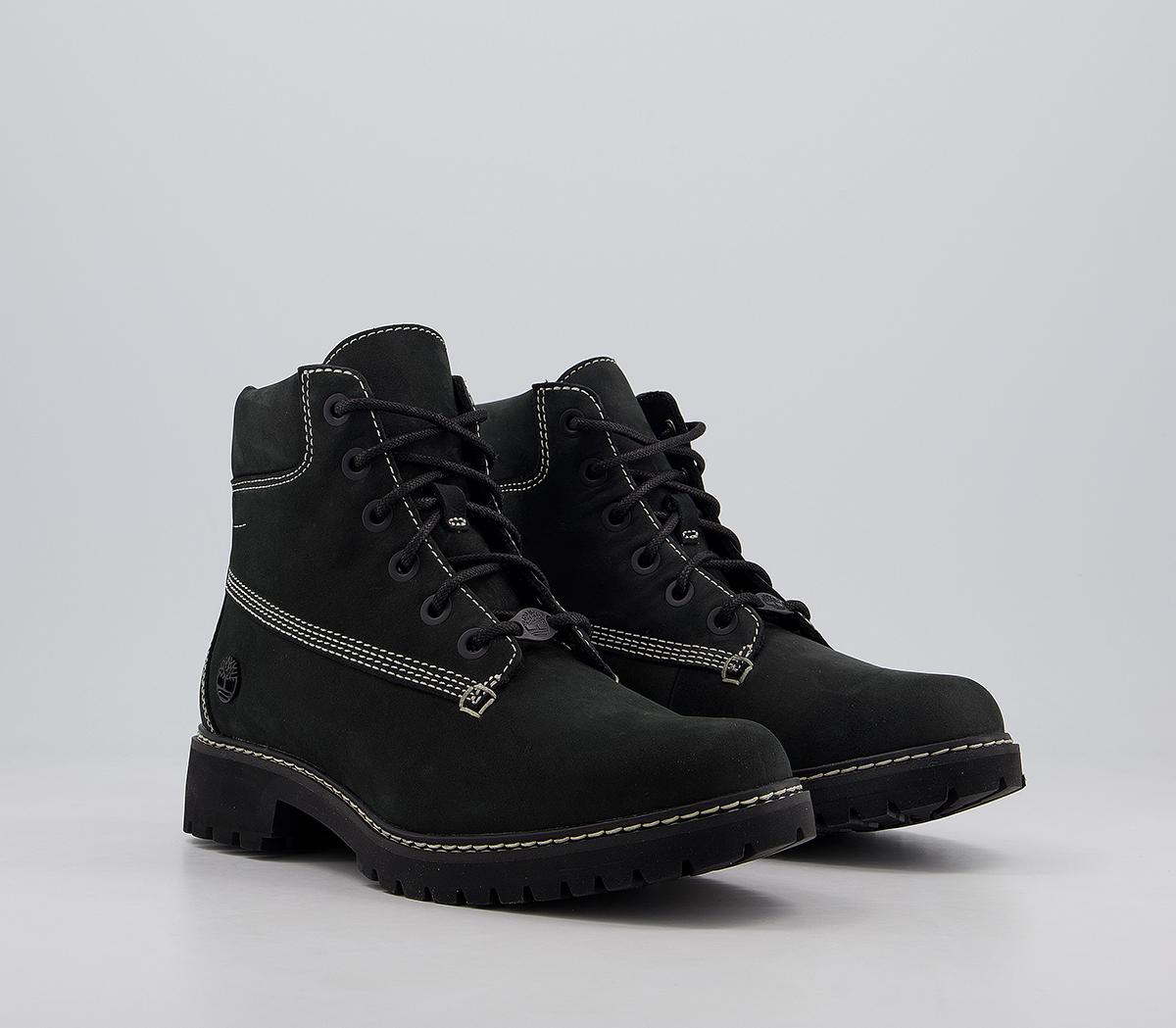 timberland slim premium 6 inch boots jet black
