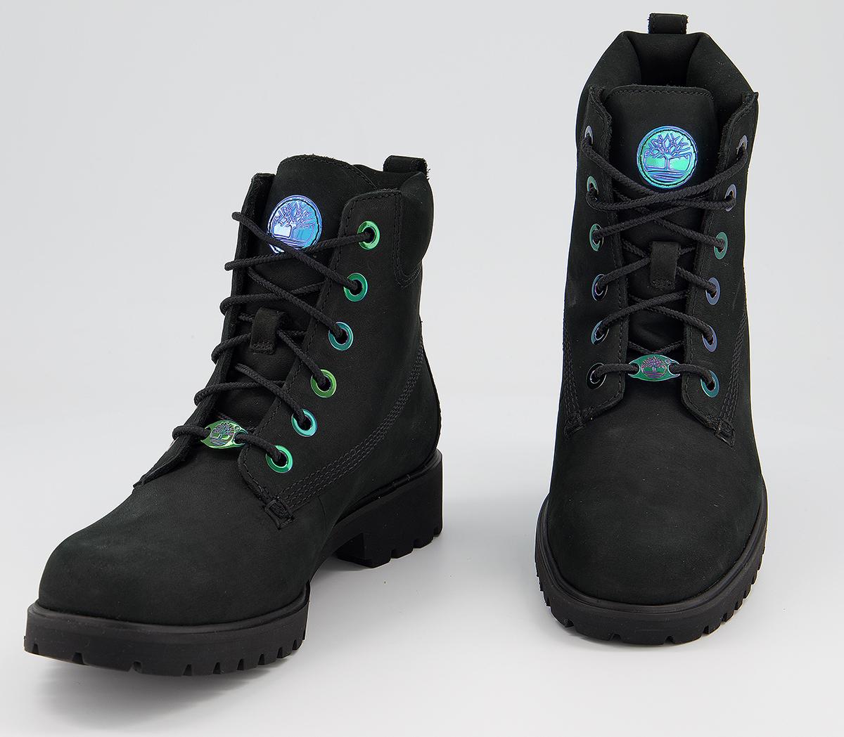 timberland slim premium 6 inch boots jet black