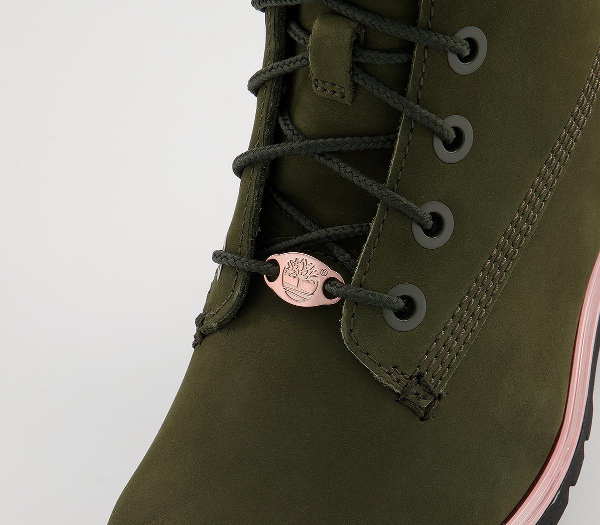 timberland boots women rose gold