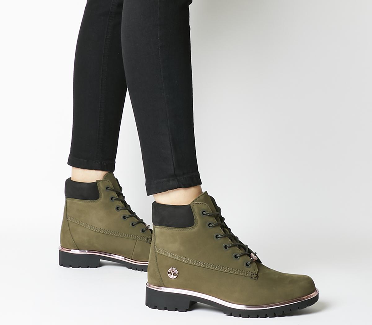 green suede timberland boots