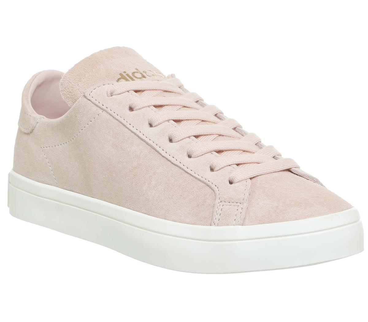 adidas Court Vantage Trainers Vapour Pink Off White - Hers trainers