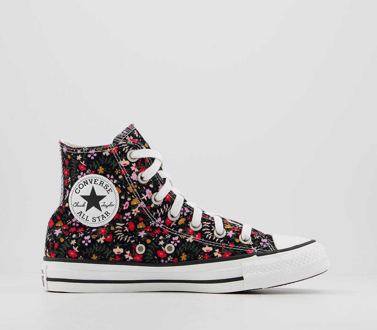 converse with flower pattern 