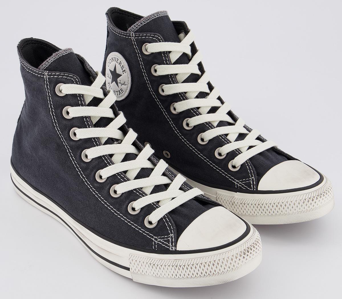 Faded black converse best sale