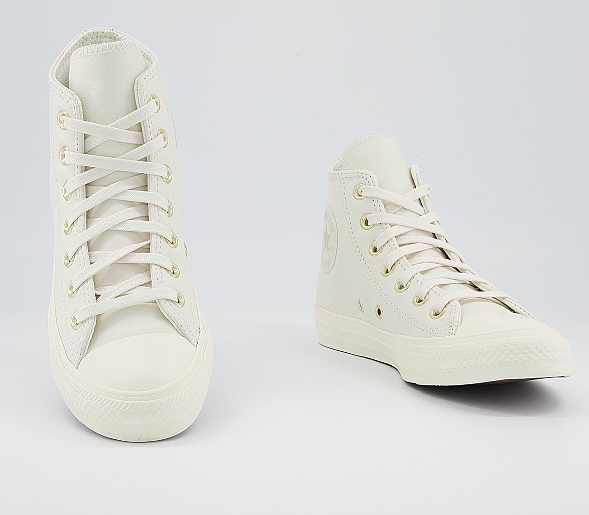white leather converse with gold studs