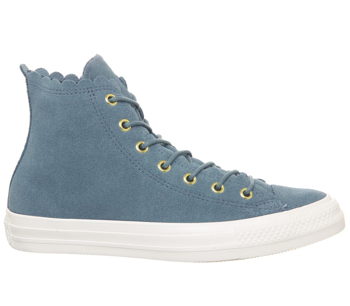converse frill trainers