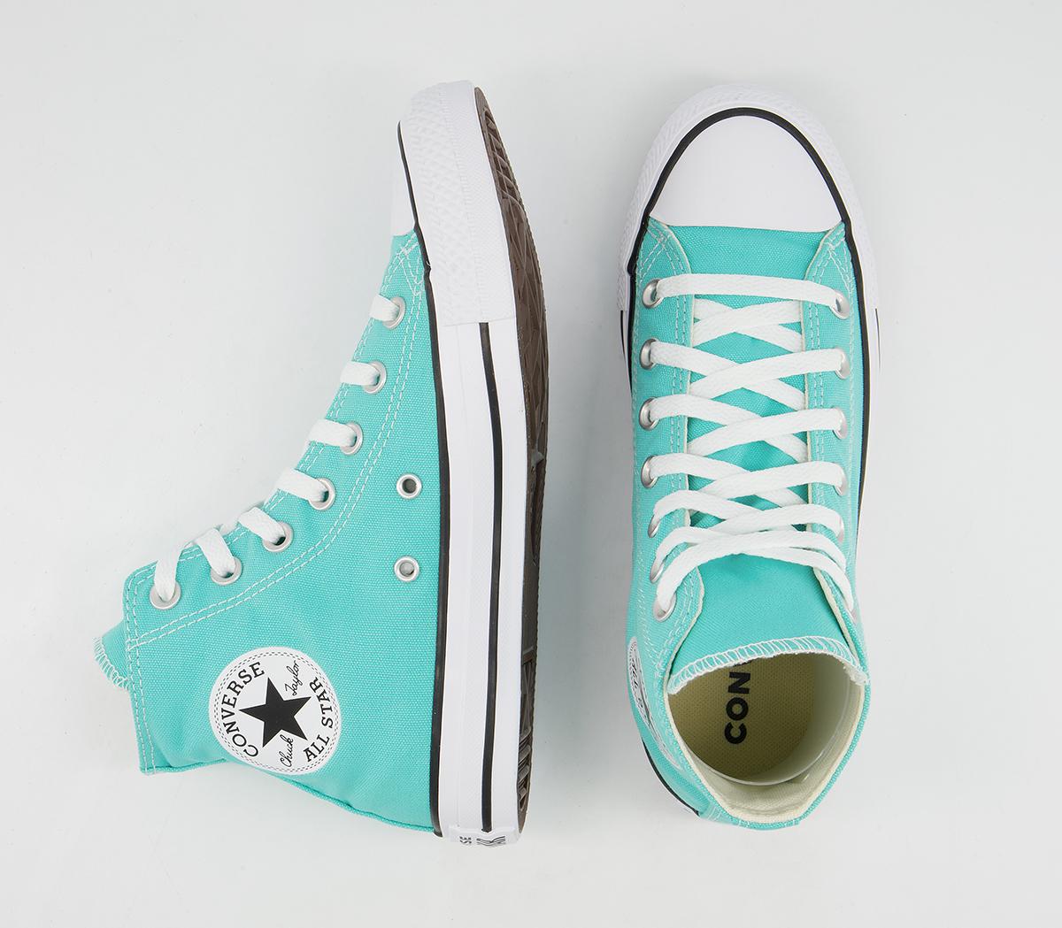 converse aqua high tops