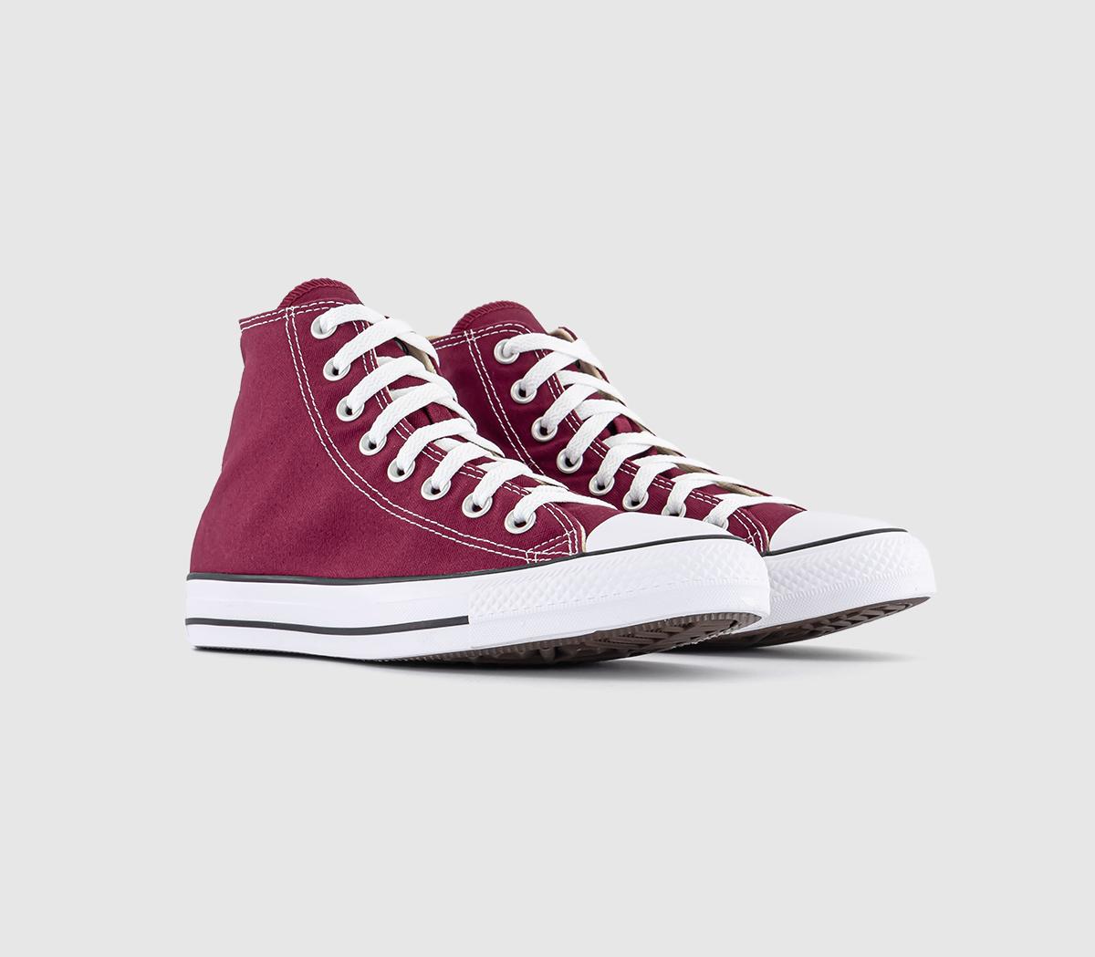 Converse All Star Hi Trainers Maroon - Unisex Sports