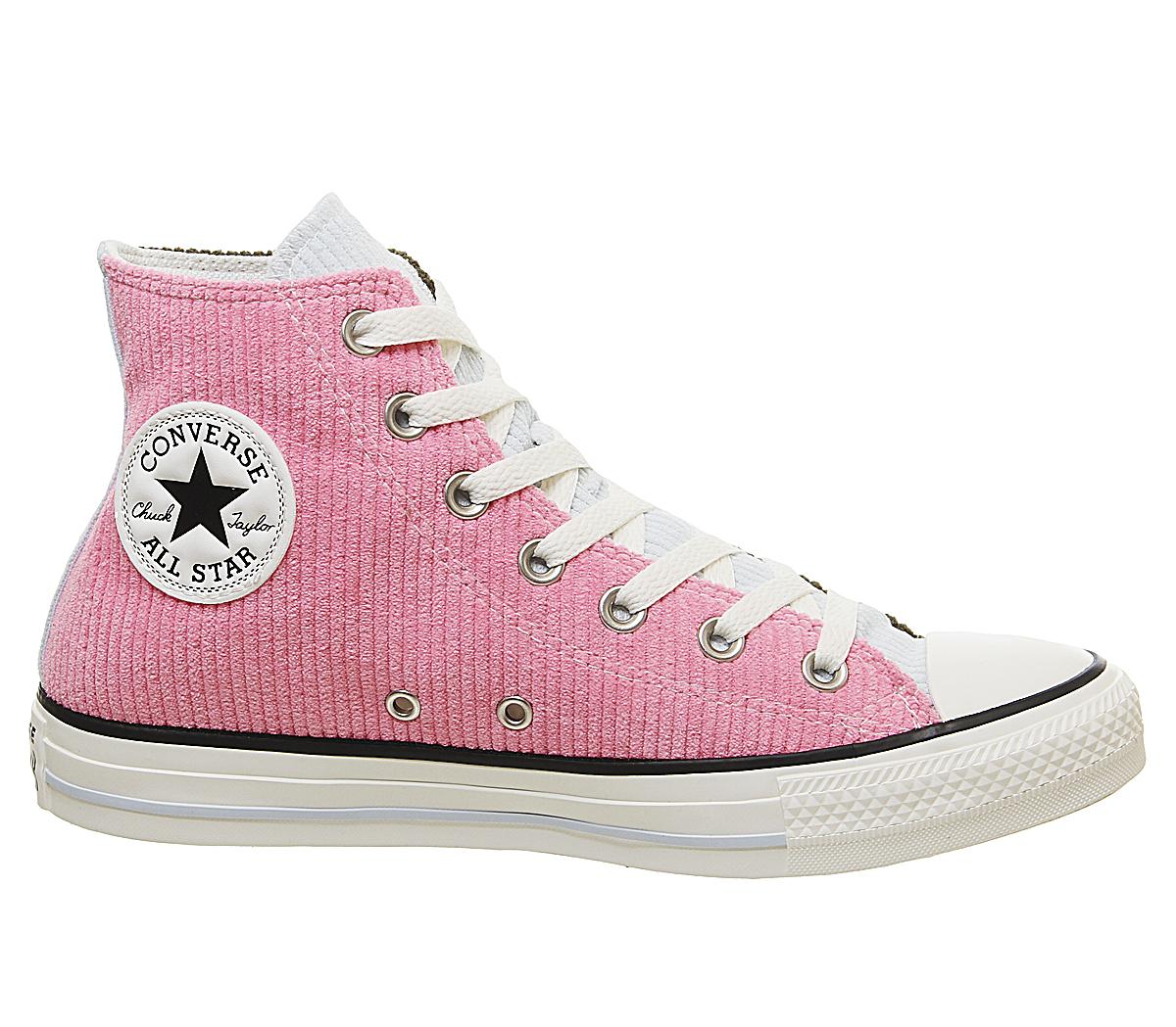 pink knee high converse