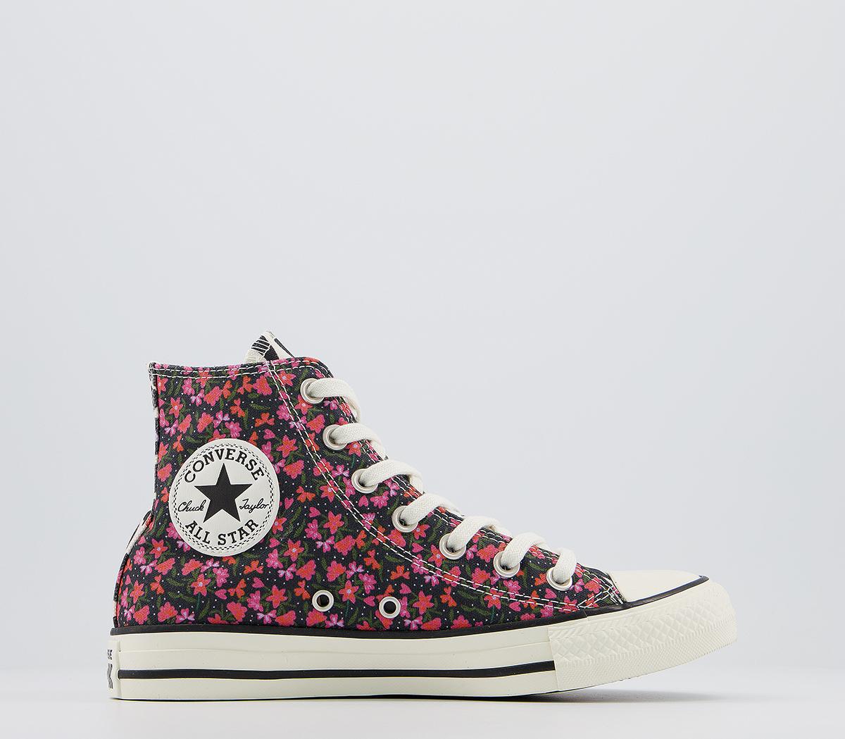 pink and green converse all star