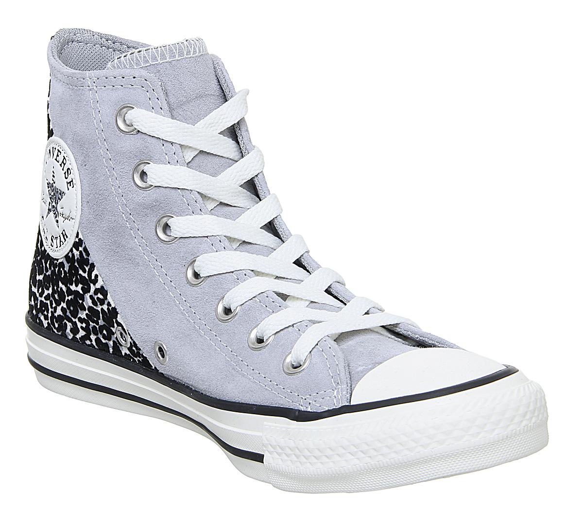Converse Converse All Star Hi Trainers Dolphin Egret Black Animal Split  Panel Exclusive - Hers trainers