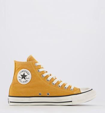 childrens yellow converse boots