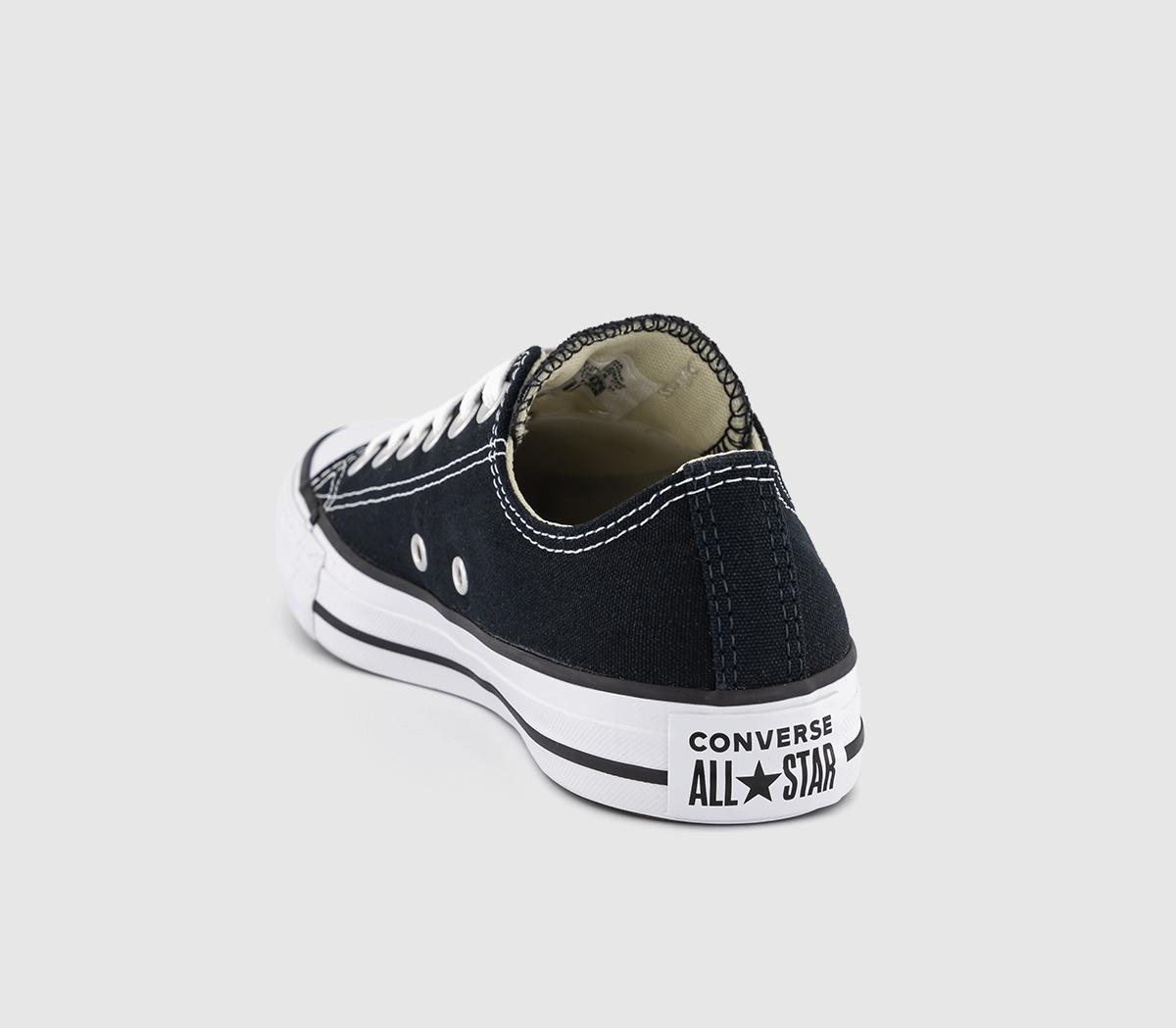 Converse All Star Low Black Canvas - Unisex Sports