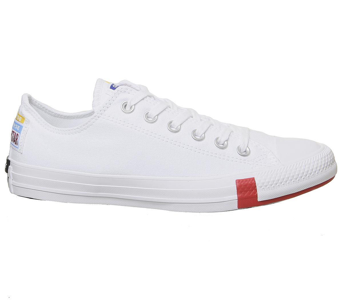 white converse without red line