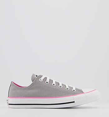 pink and grey converse