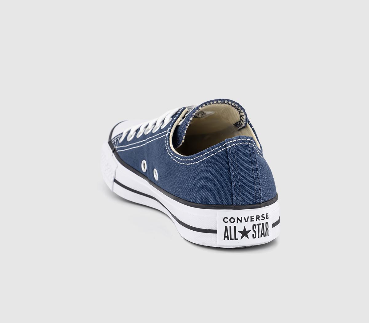 Converse All Star Low Trainers Navy Canvas - Unisex Sports