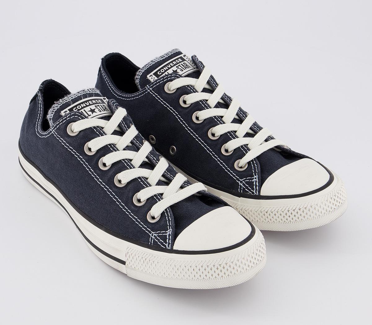 Converse Converse All Star Low Trainers Navy Faded Egret Black - His ...