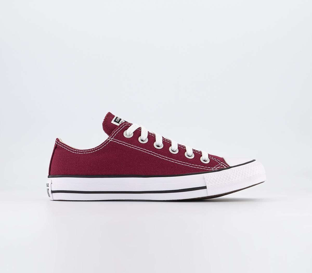 Converse All Star Low Maroon Canvas 