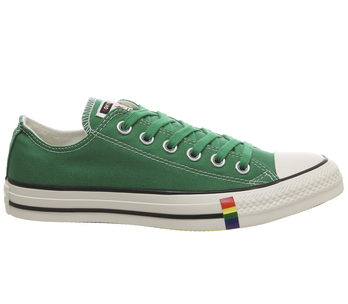 converse all star low trainers egret white rainbow exclusive