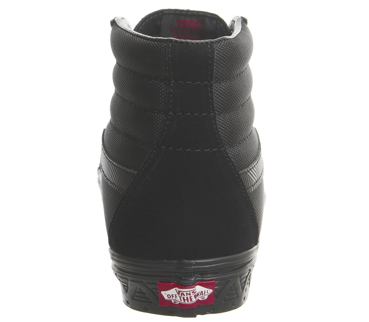 vans sk8 hi black panther