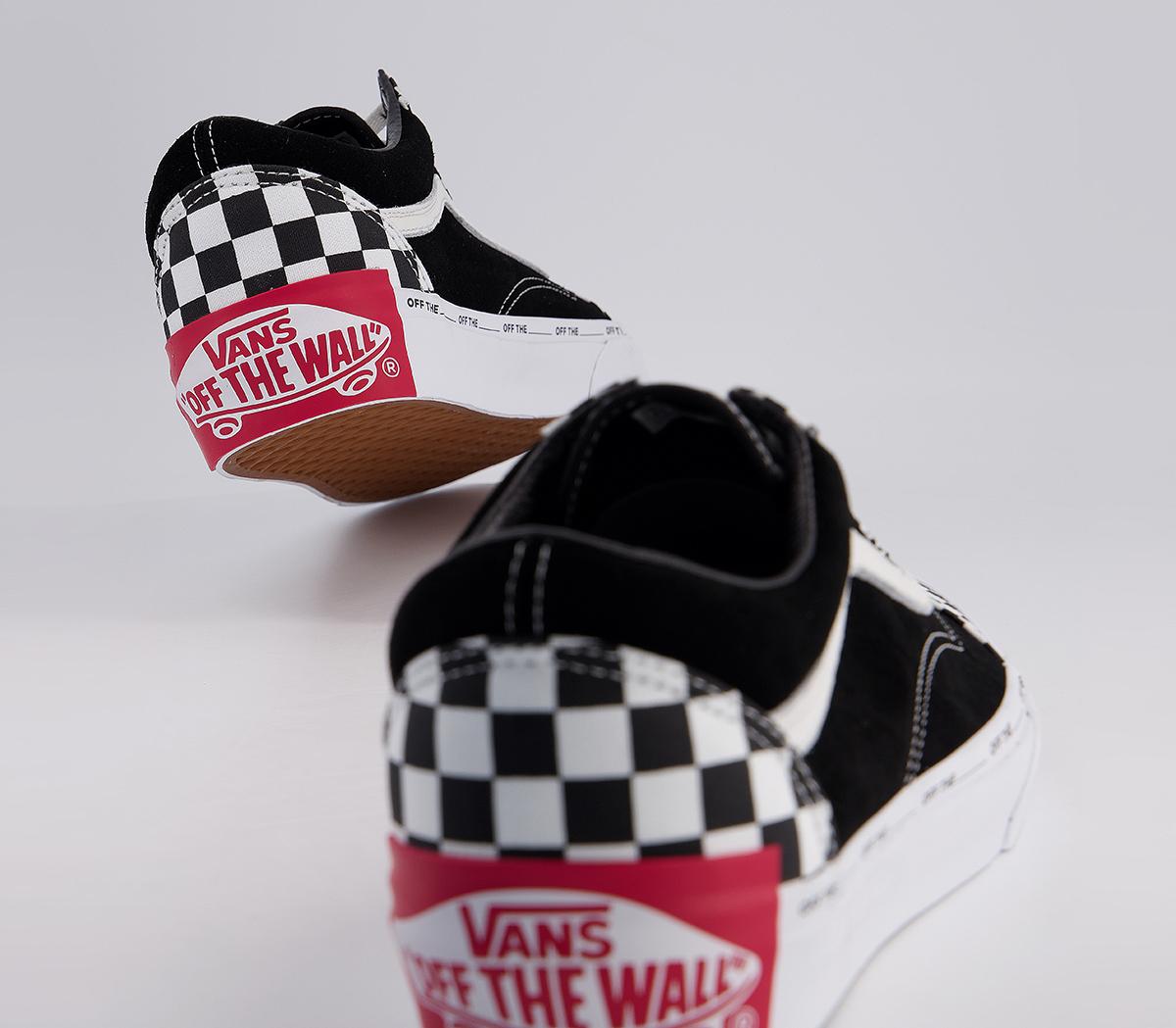 Vans Old Skool Trainers Black White Checkerboard Disarray - His trainers