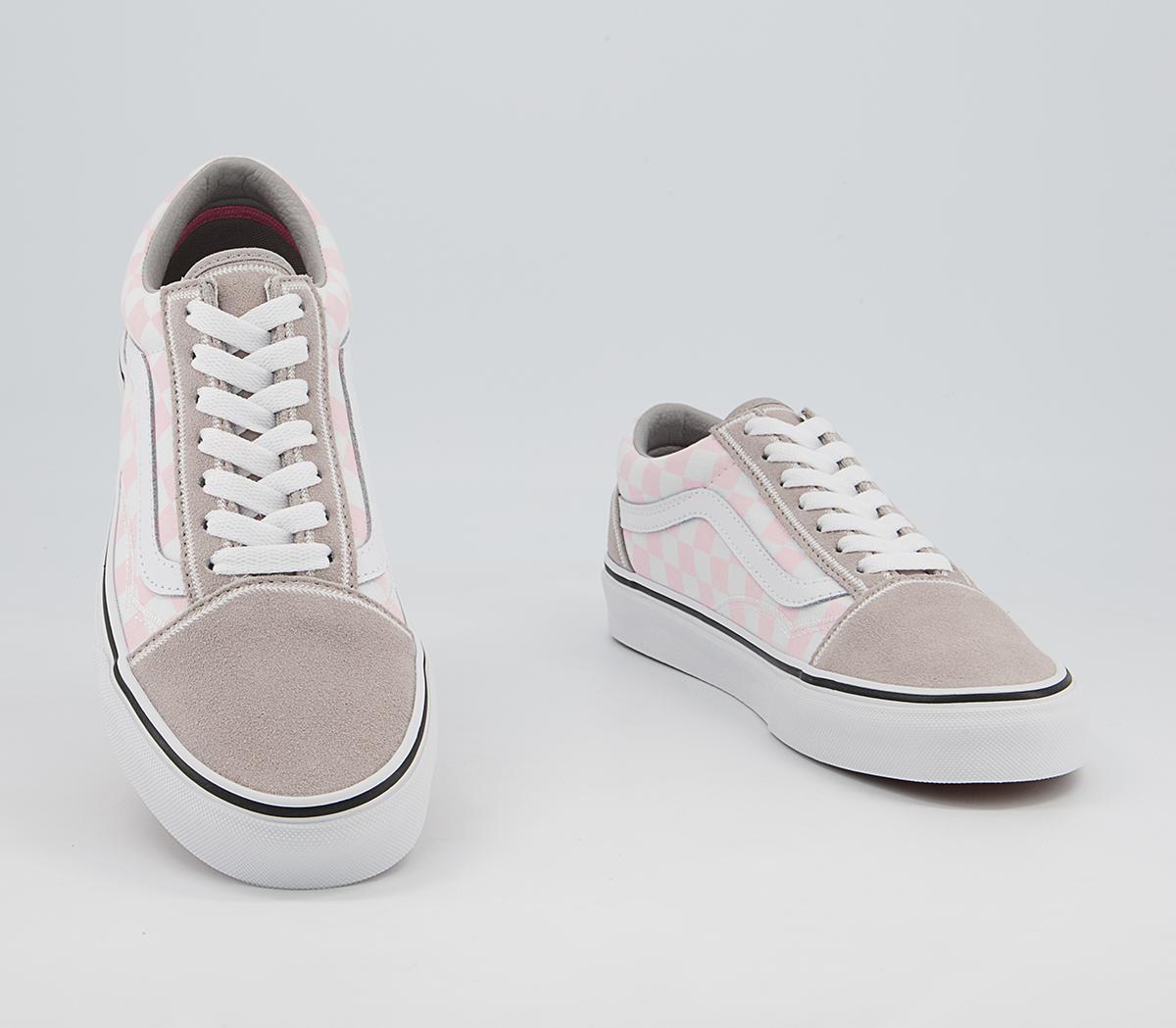 vans pink grey