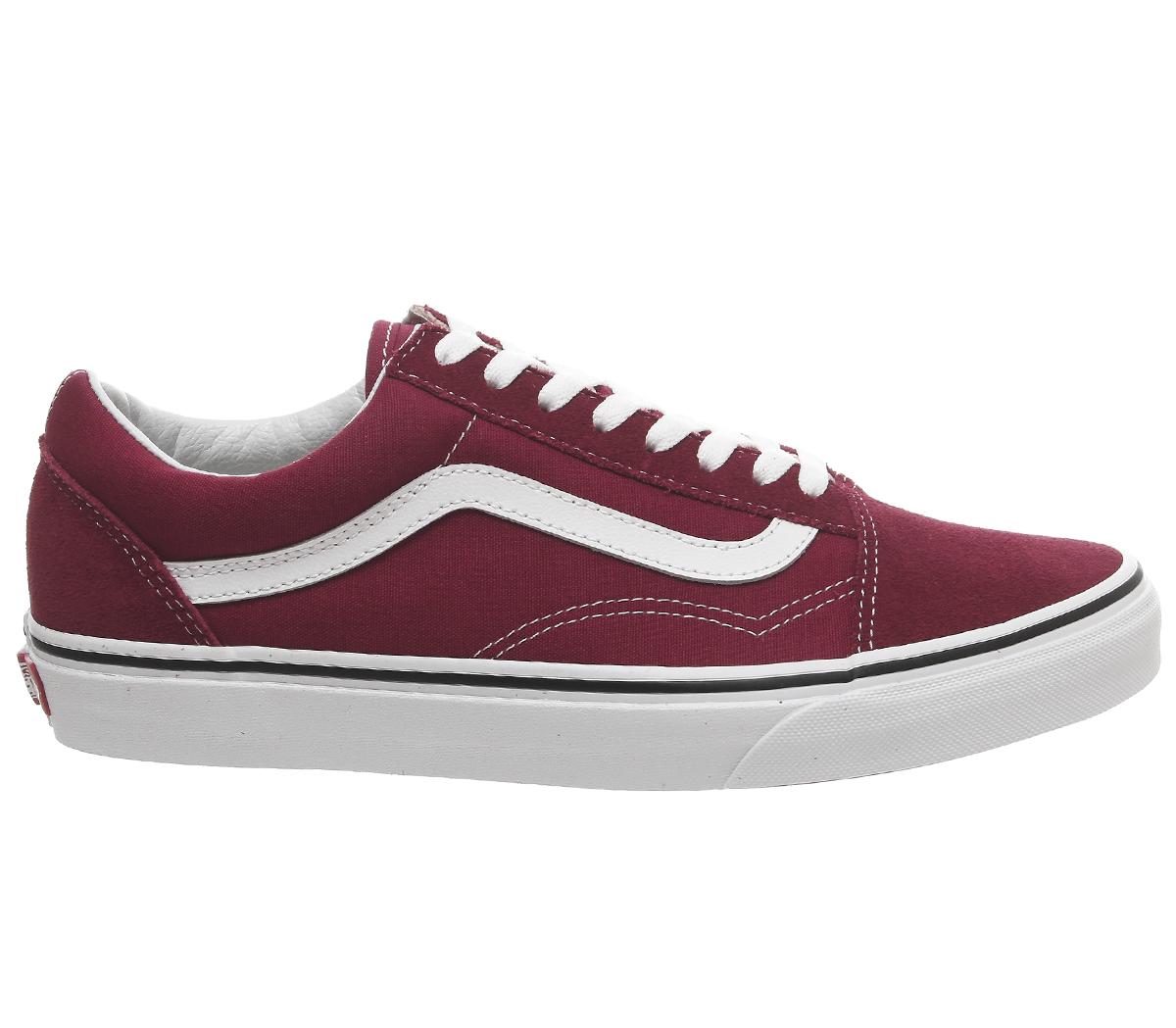 vans old skool red