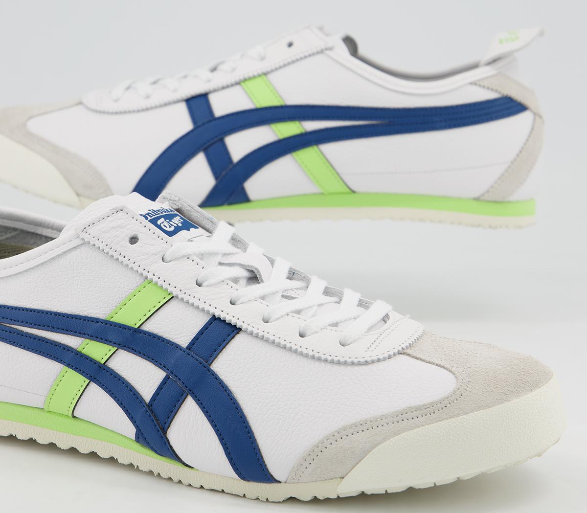 Onitsuka Tiger Mexico 66 Trainers White Mako Blue - Unisex Sports