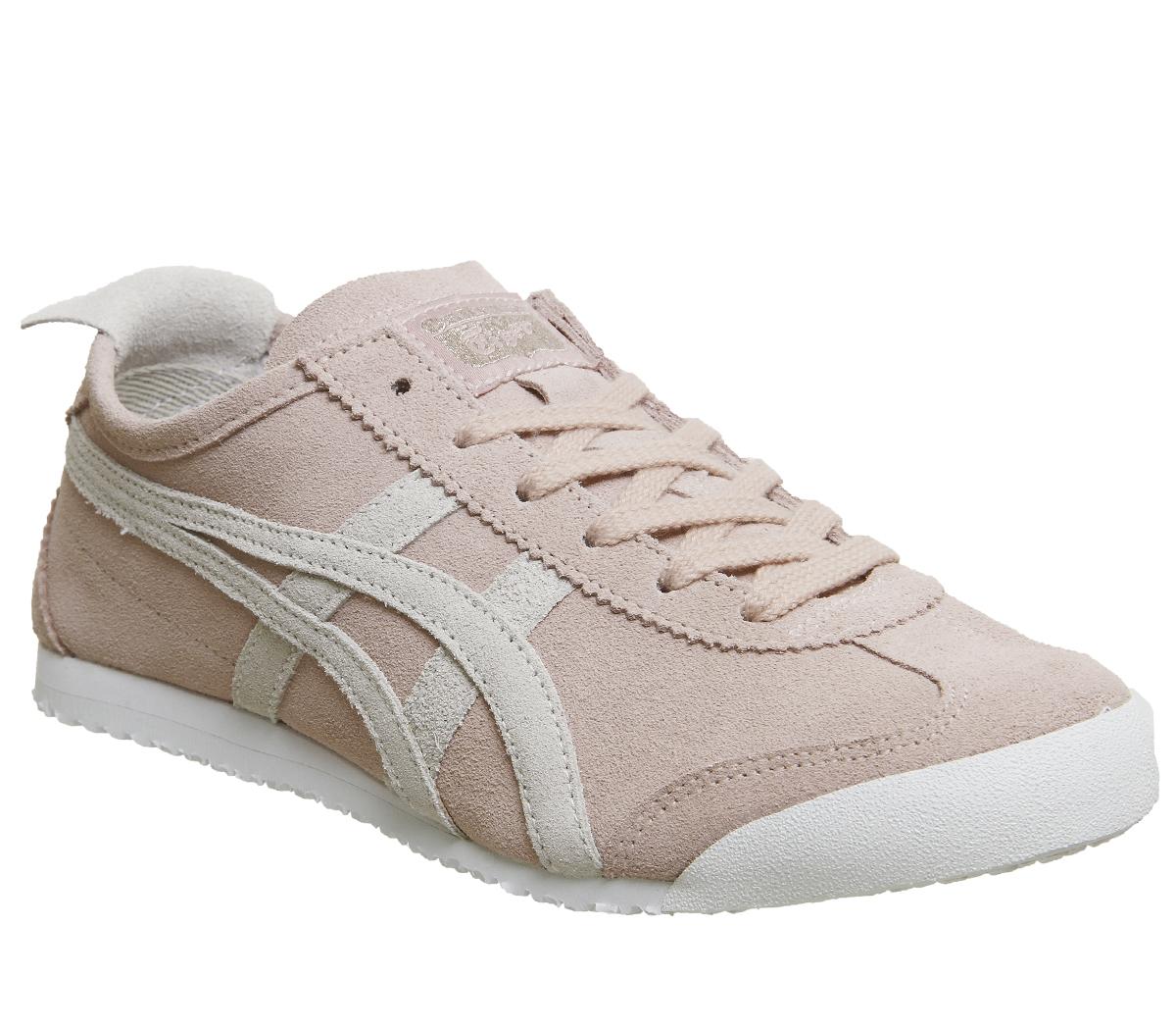 Mexico 66 Trainers Pink Grey Suede 