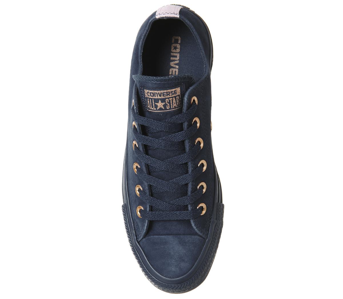 Converse All Star Low Leather Navy 